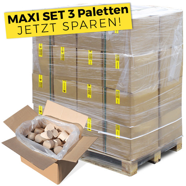 Maxi-Briketts Set 3 Paletten