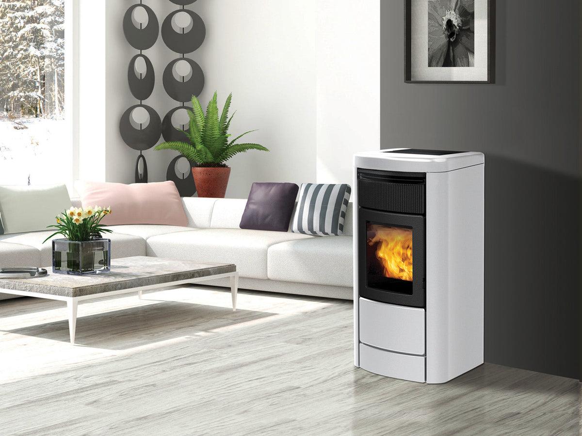 PELLETS-WASSEROFEN EDILKAMIN 22,8KW MOD. MONDAY 230 H – HOCHWERTIGE SERIE
