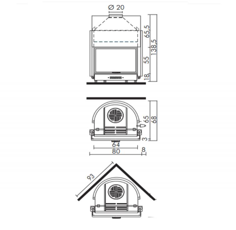 HOLZOFEN KAMINEDILKAMIN – MAXI
