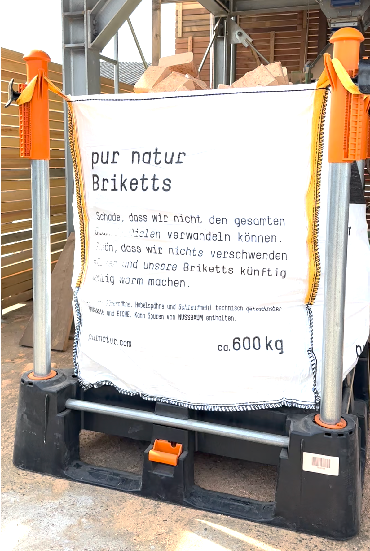 RUF Holzbriketts im Big Bag 600 kg